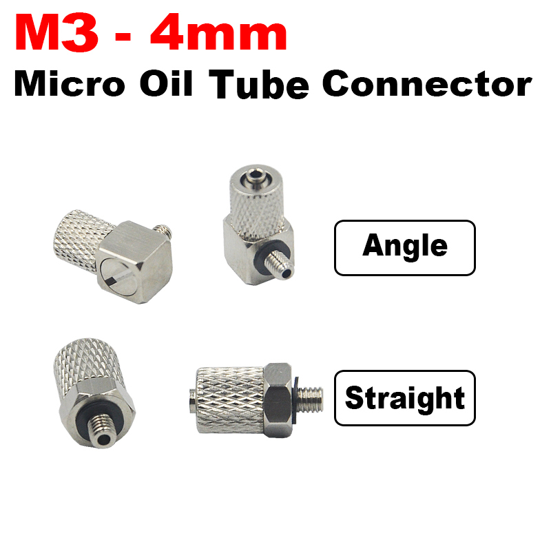 Hobby Rc Van - 4PCS M3-4mm Connector For Hydraulic Oil