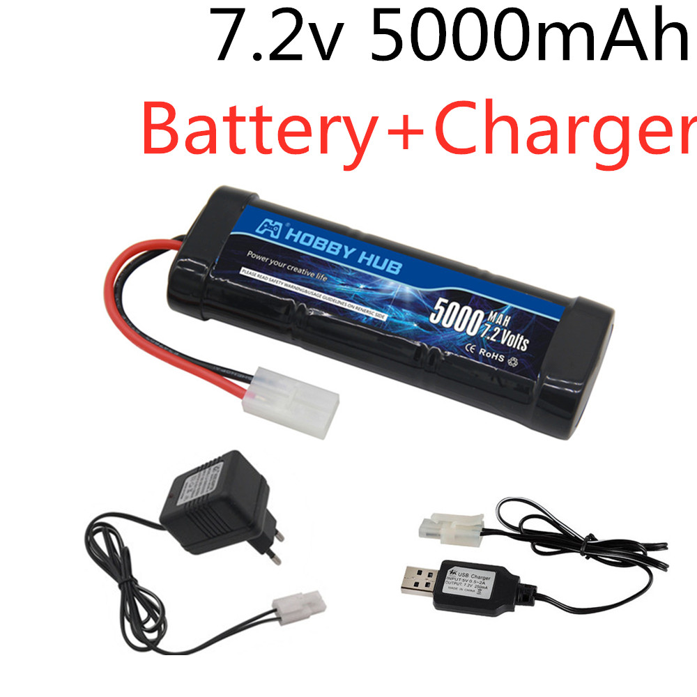 Rc Hobbyking - 7.2V 5000mAh Ni-MH Battery Pack with