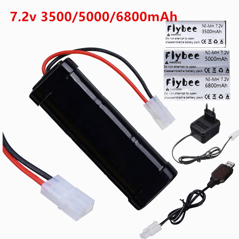 Rc Hobby Tank - New 7.2V Battery 5000/6800mAh NiMH battery