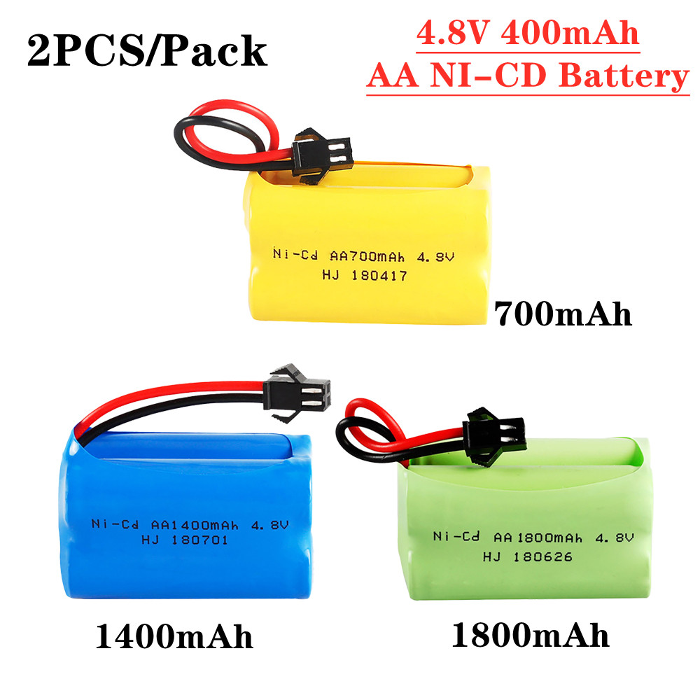 Rc Hobby Tank - 4.8v 700/1400/1800mah NiCd Battery Ni-Cd Battery