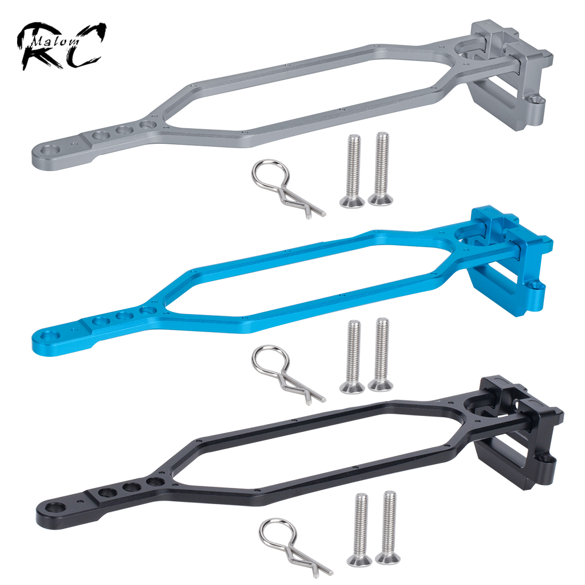 Rc Hobby Zone - CNC Aluminum Hold Down Battery Kit