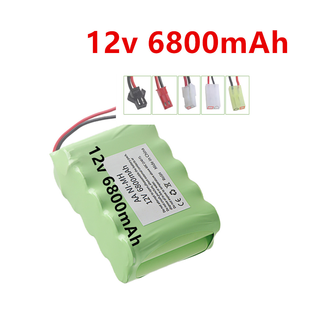 Rc Hobby Tank - 12v 6800mAh NI-MH Rechargeable Battery With