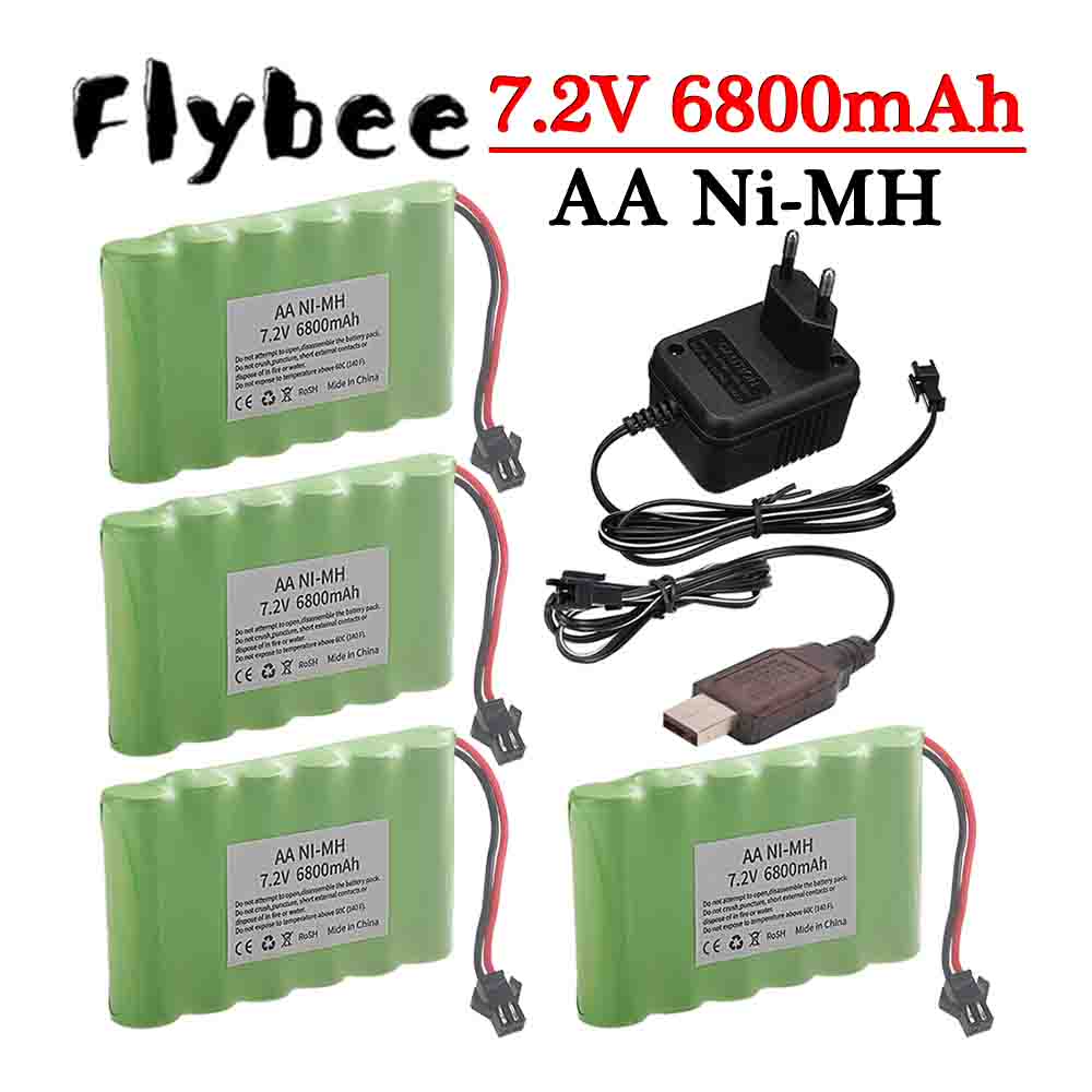 Rc Hobby Tank - Ni-MH 7.2V 6800mAh SM Plug Battery