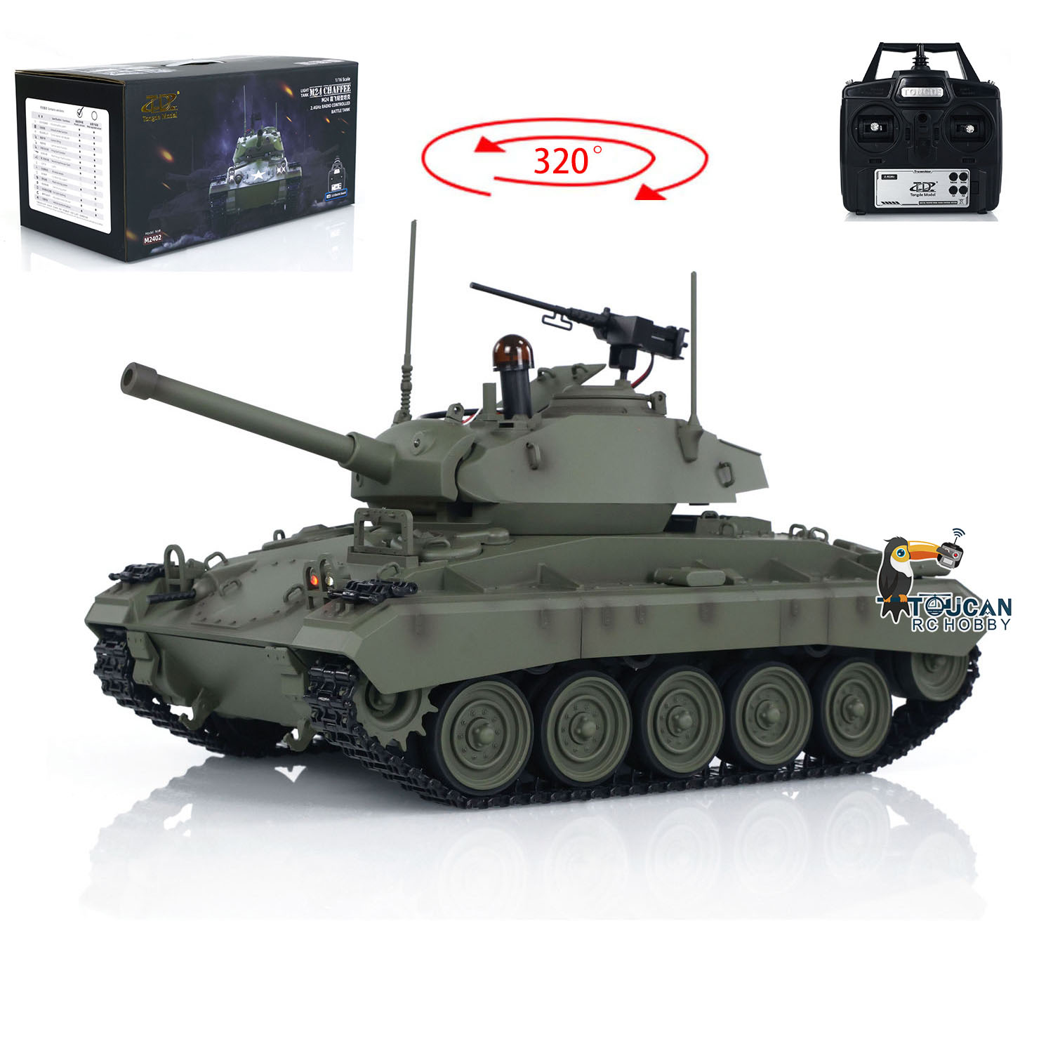 Rc Hobby Tank - Toys Tongde 1/16 M24 Chaffee RC