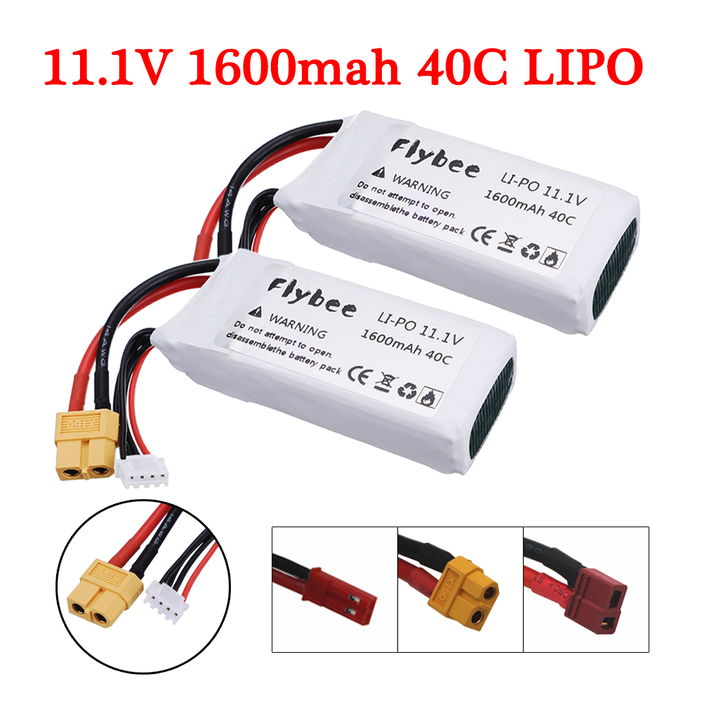 Yunshen Rc Hobby - 2pcs High Rate 40C 11.1V 1600mAh