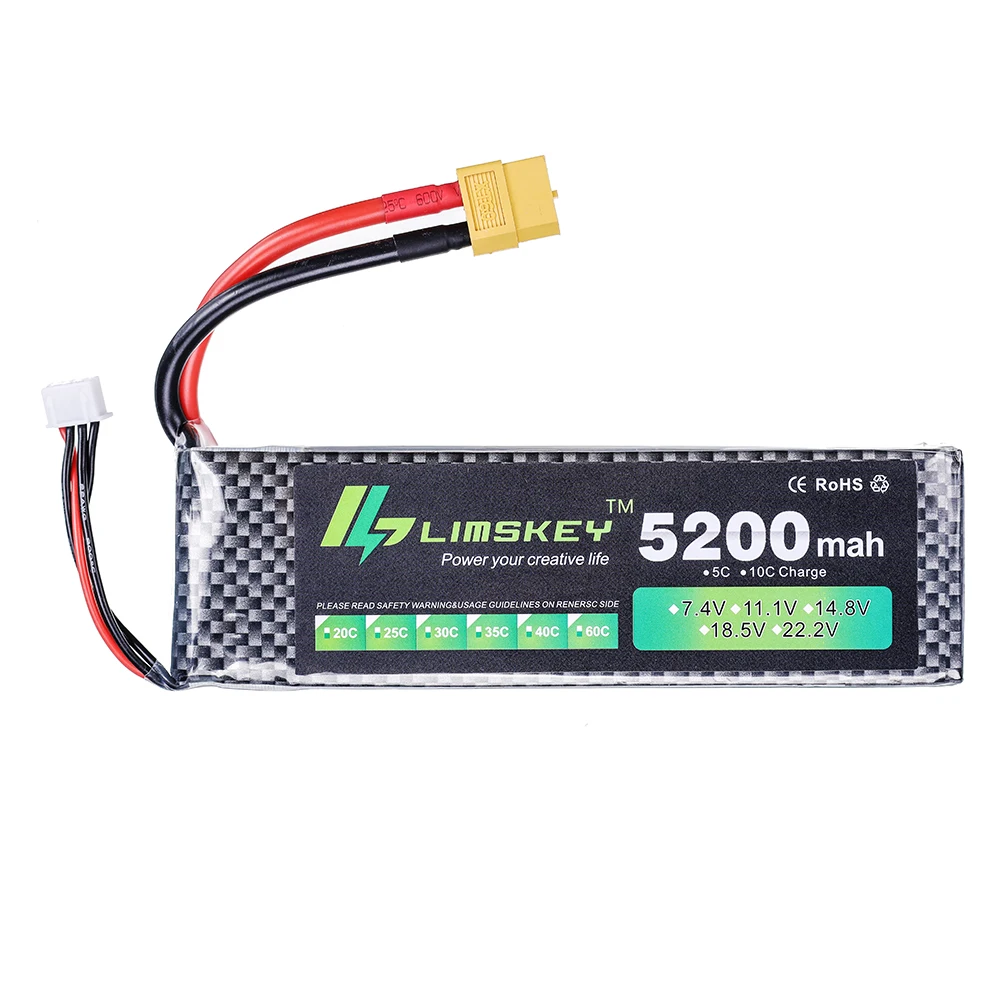 Limskey Power battery 7.4V 520 - Rc Hobby Helicopter review and price