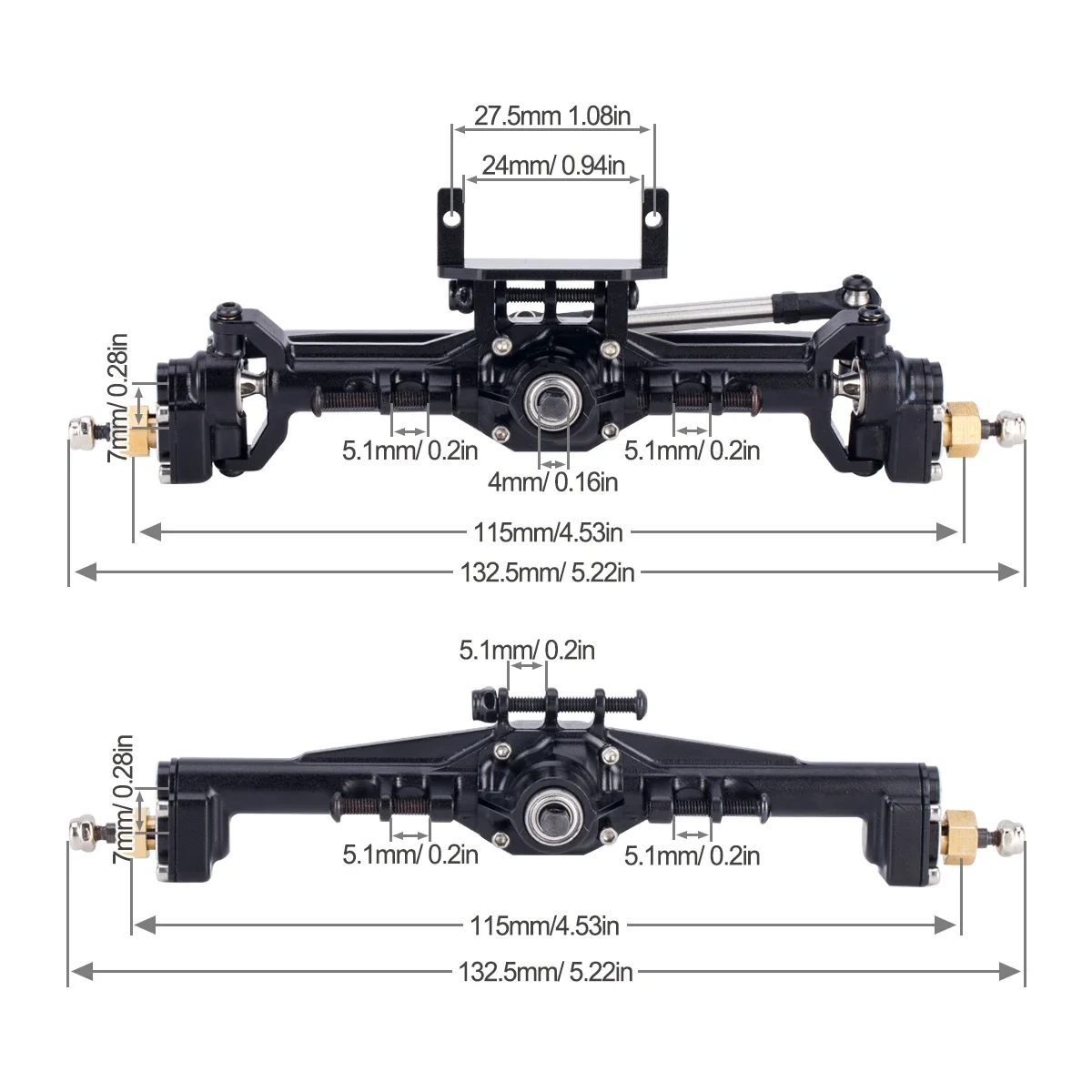 Aluminum CNC Portal Axles +10m - Rc Hobby Zone review and price