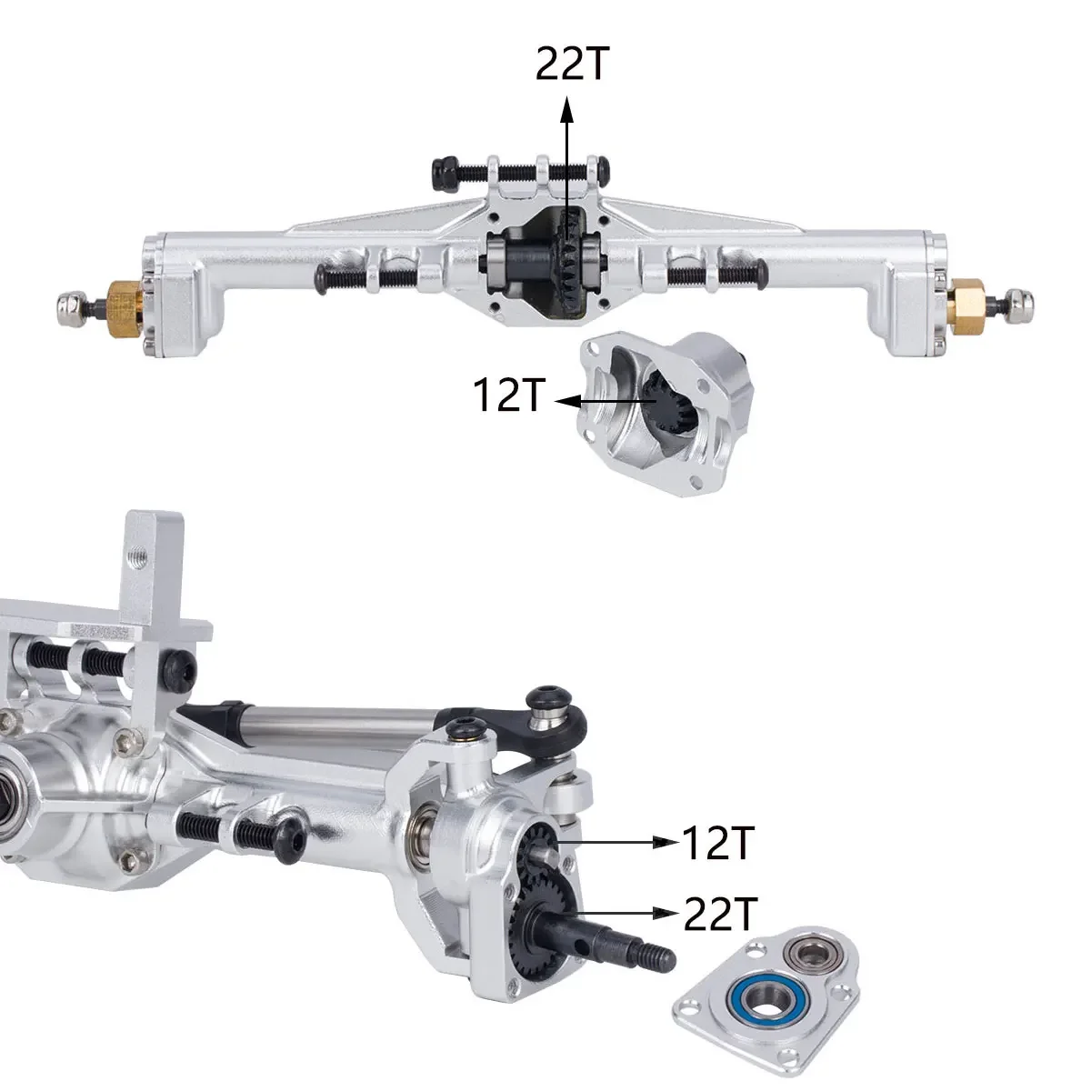 Aluminum CNC Portal Axles +10m - Rc Hobby Zone review and price