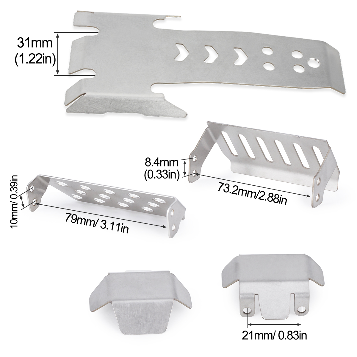 Stainless Steel Axle Protector - Rc Hobby Zone review and price