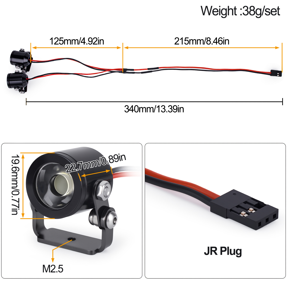 RC Car LED Light Headlight Spo - Yunshen Rc Hobby review and price