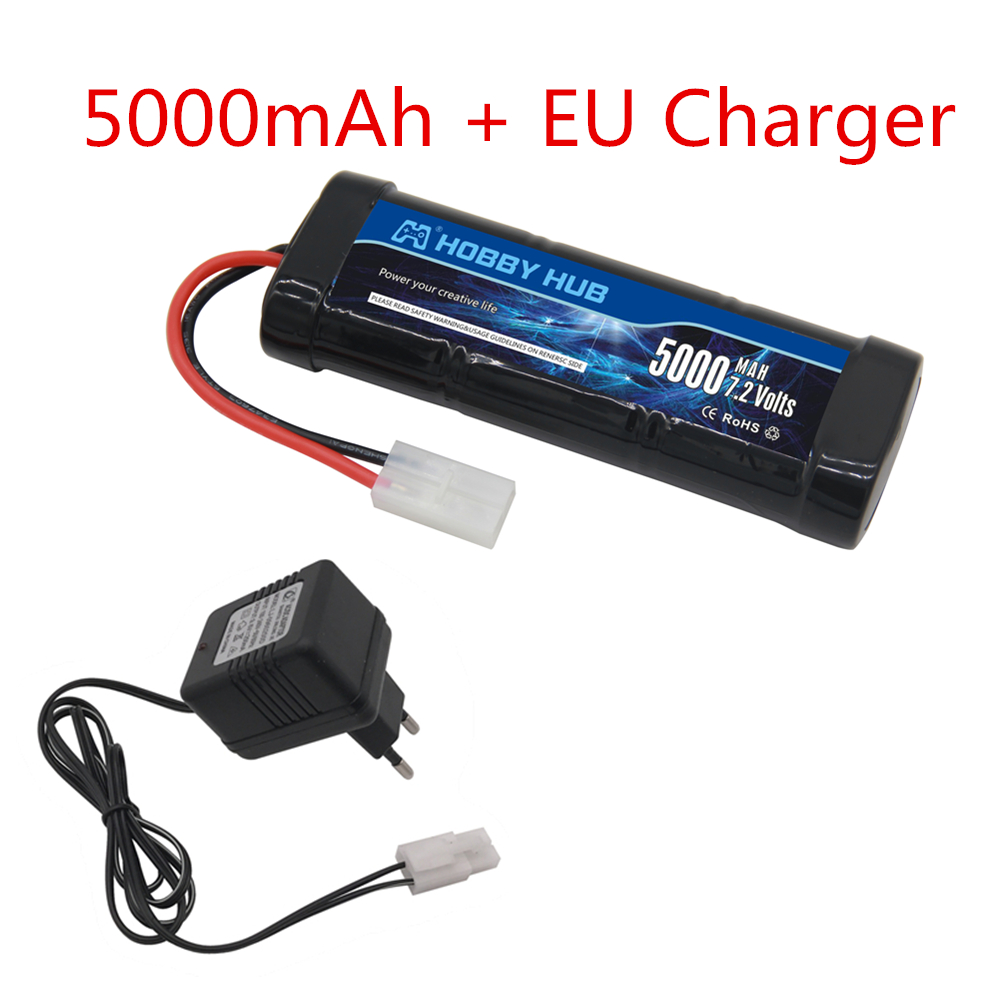 New 7.2V Battery 5000/6800mAh  - Rc Hobby Tank review and price