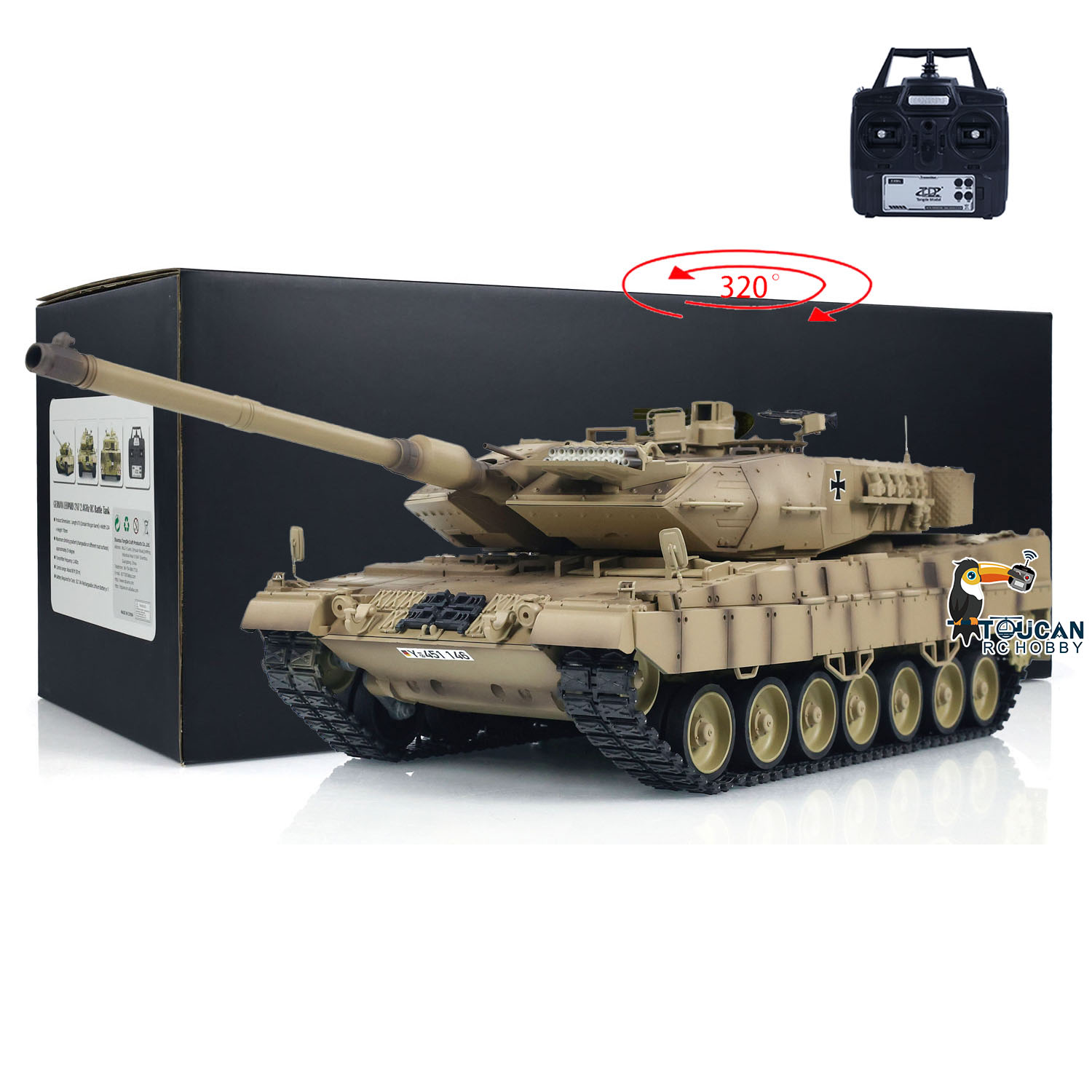 Gifts 1/16 RTR Tongde TOUCAN P - Rc Hobby Tank review and price