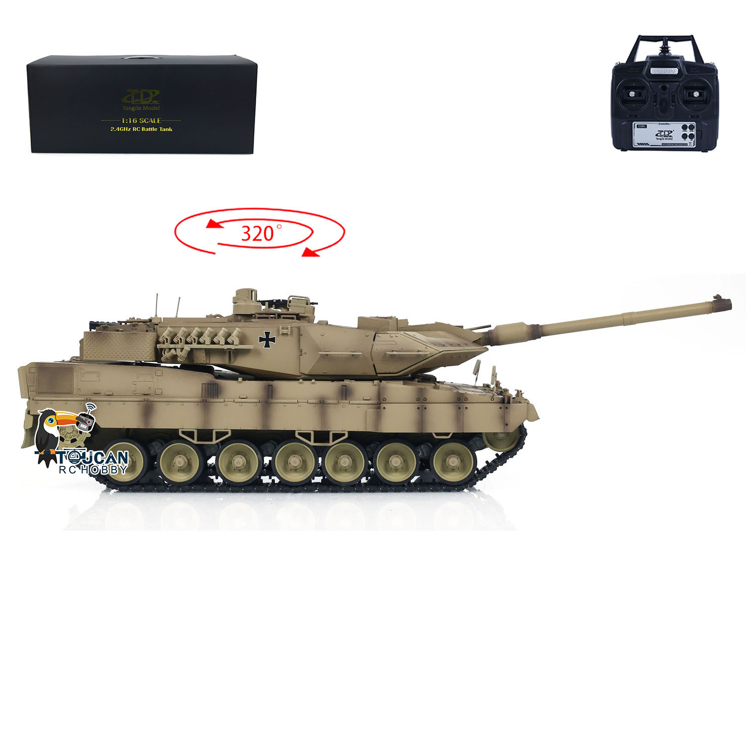 Gifts 1/16 RTR Tongde TOUCAN P - Rc Hobby Tank review and price