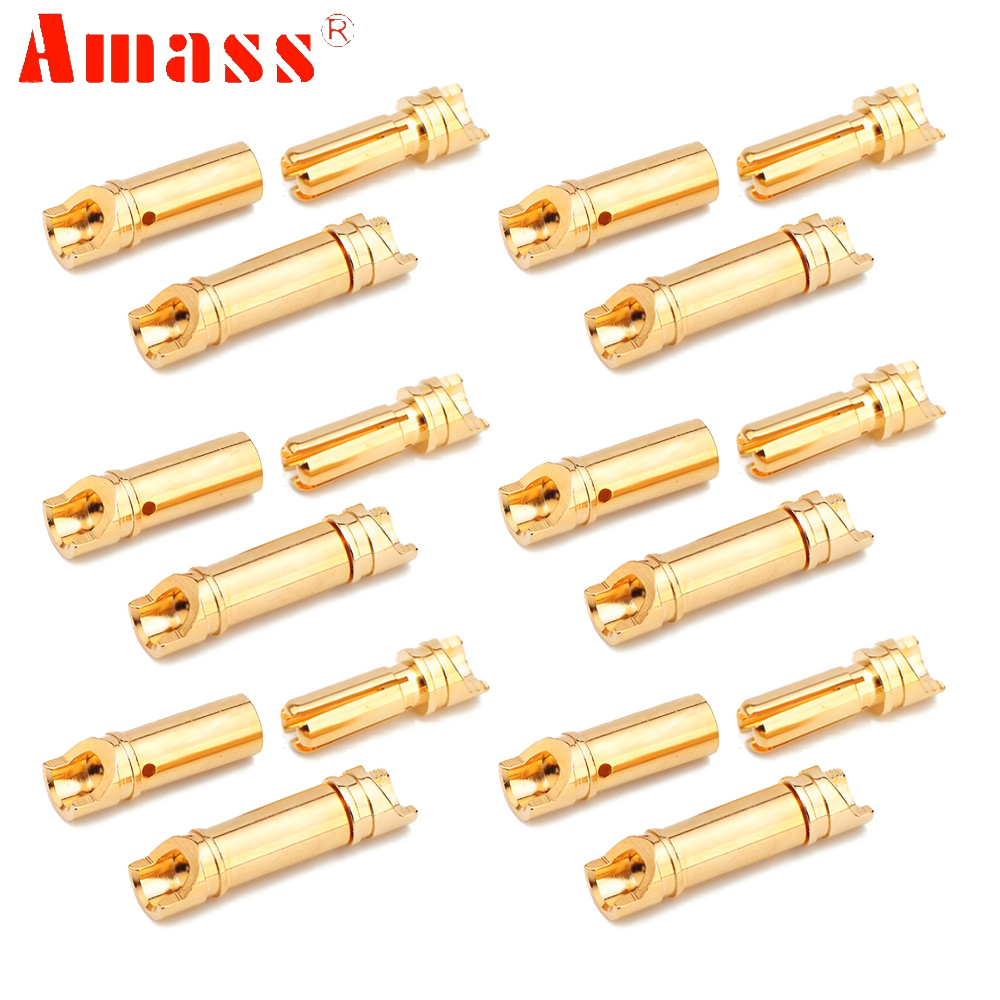 5pair/lot Amass 3.5mm 4mm Gold - Rc Hobbyking review and price