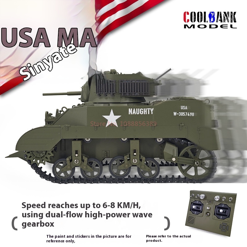 1:16 Rc Tank Usa Stuart M5a1 L - Rc Hobby Tank review and price
