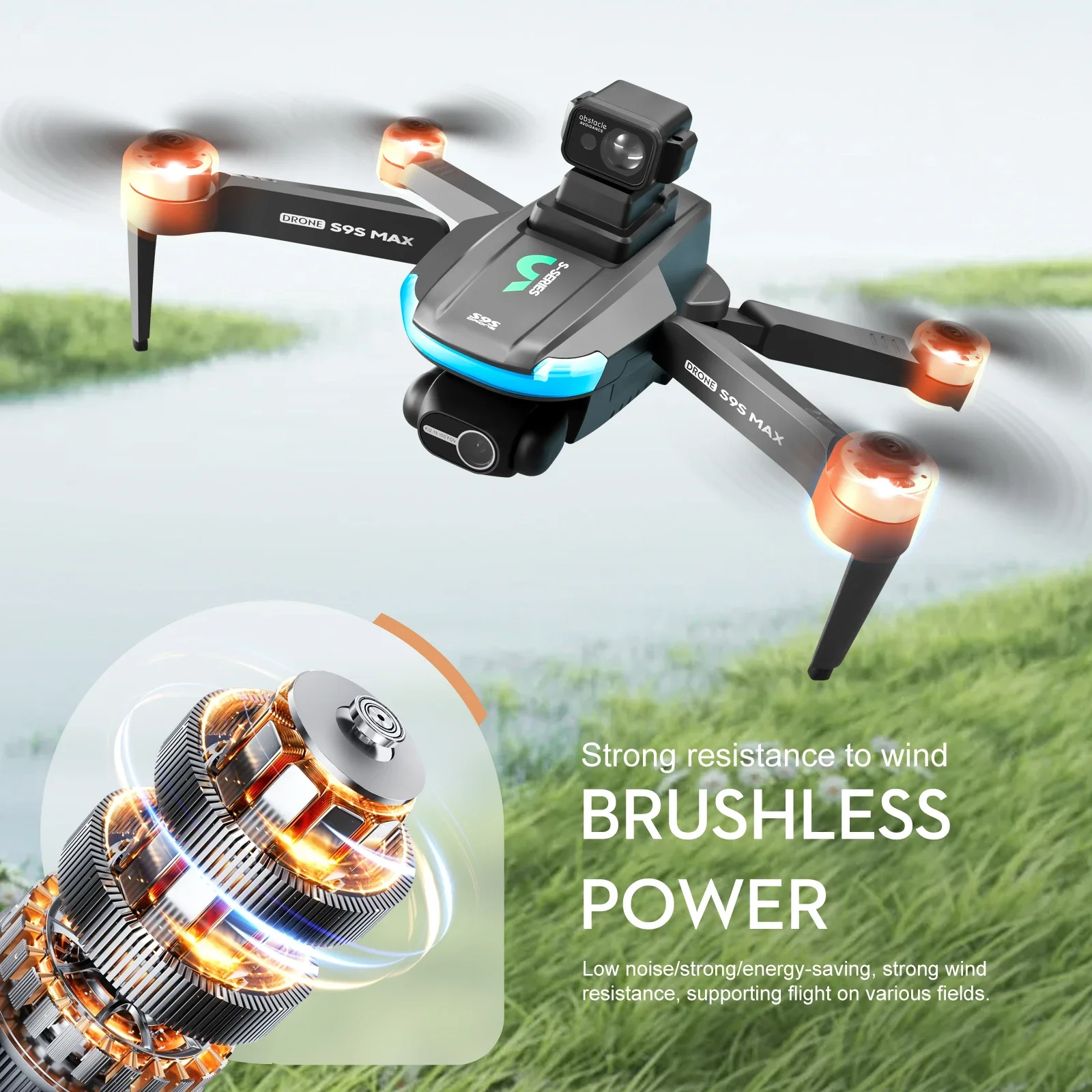NEW S9S MAX MINI Drone 4K 2-Ax - Rc Hobby Wire review and price