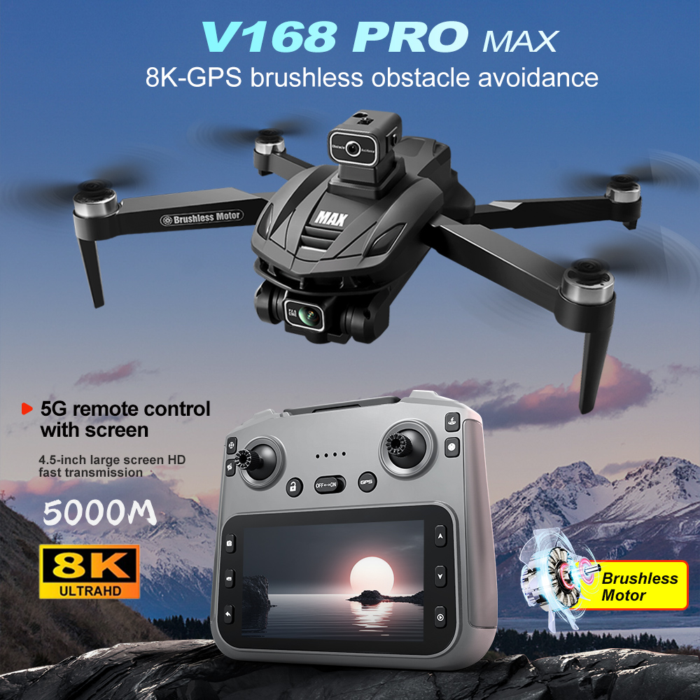 V168 PRO Max GPS Drone 8K Prof - Rc Hobby Wire review and price