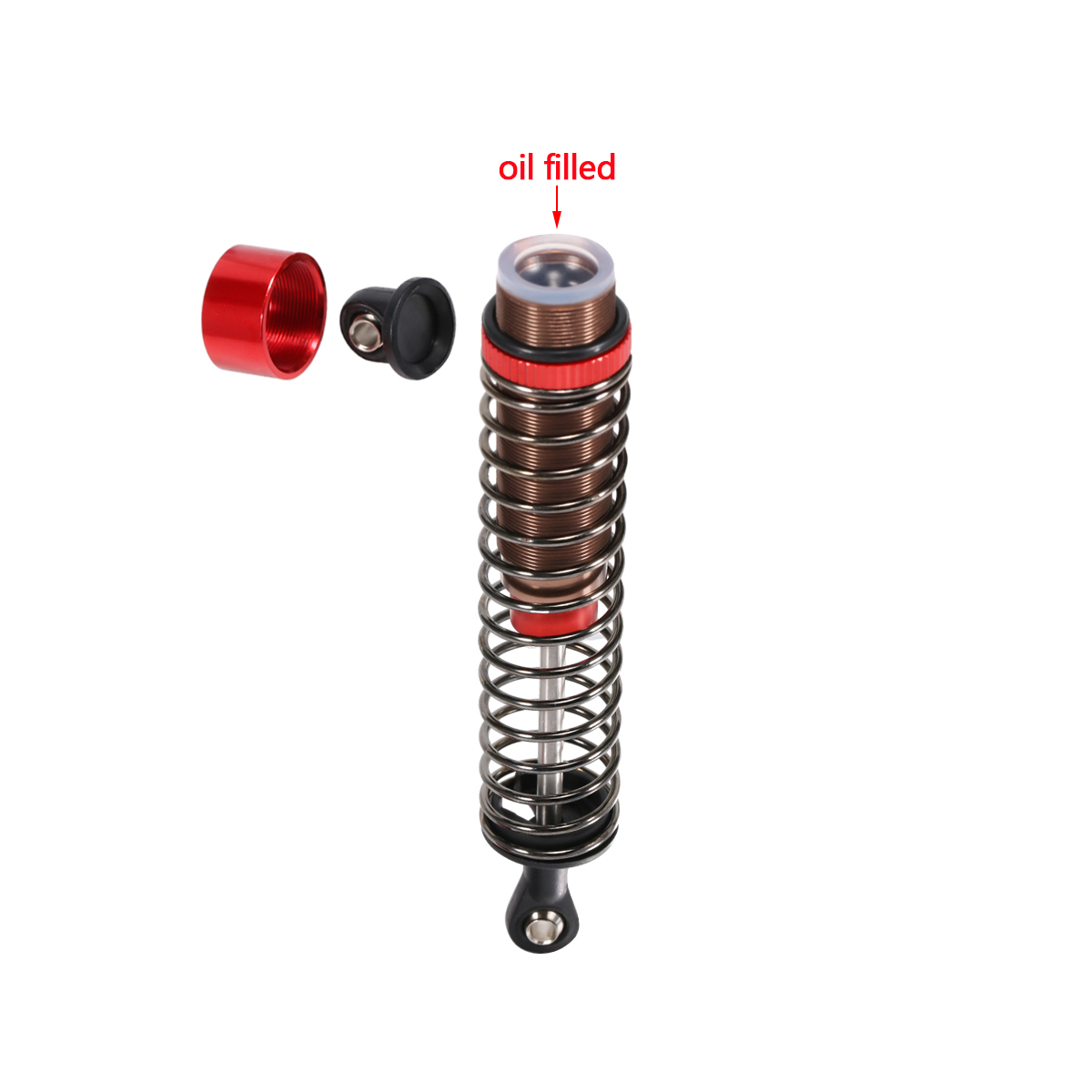 4Pcs Adjustable Oil Filled Sho - Rc Hobby Trucks review and price