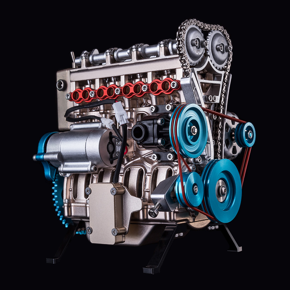 TECHING Metal Four-cylinder En - Rc Hobby Tech review and price