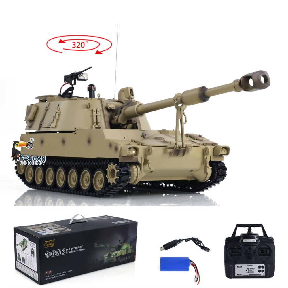 Tongde M109A2 RC 1/16 Military - Rc Hobby Tank review and price