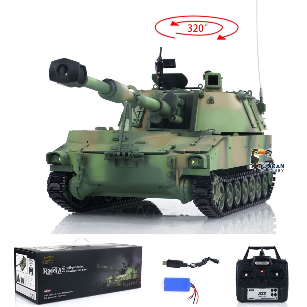 Tongde M109A2 RC 1/16 Military - Rc Hobby Tank review and price