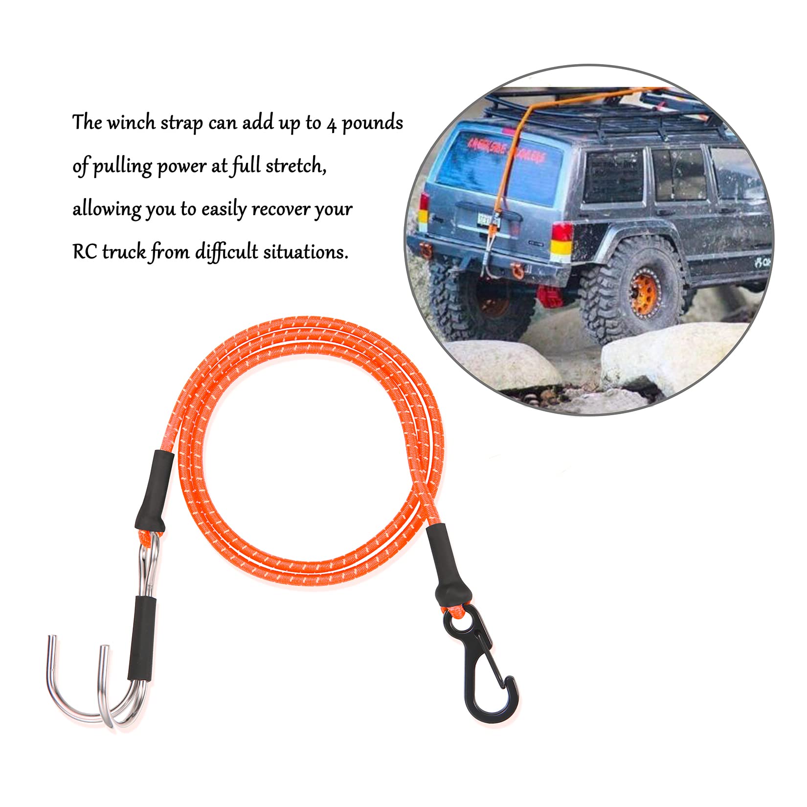 1/10 Kinetic Winch Strap Escap - Hobby Rc Van review and price