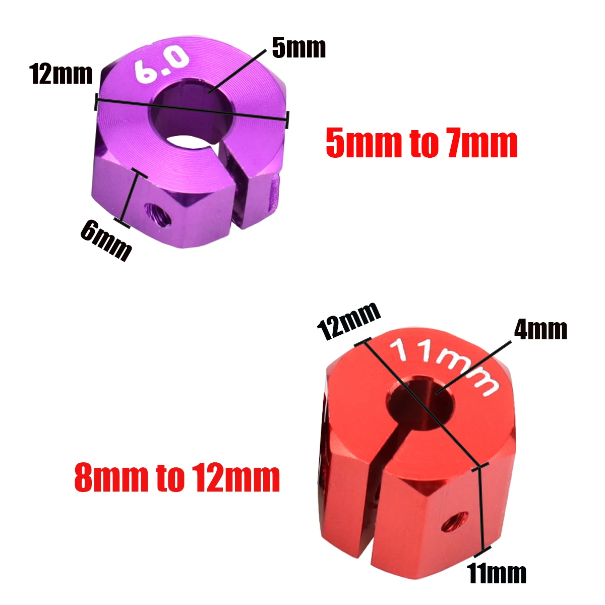 Aluminum 5/6/7/8/9/10/11/12mm  - Rc Hobby Track review and price