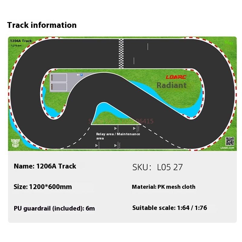 Ldarc Rc V64 1:76 240*120cm Re - Rc Hobby Track review and price