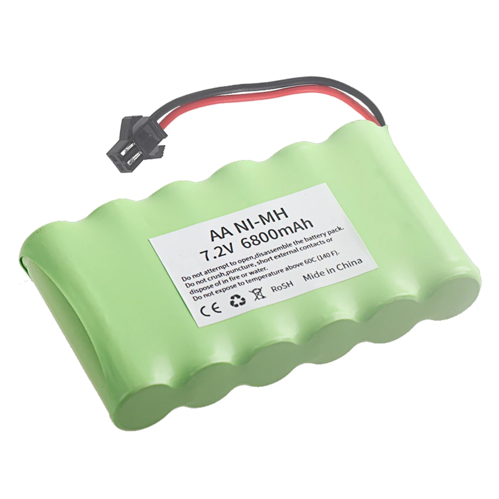 Ni-MH 7.2V 6800mAh SM Plug Bat - Rc Hobby Tank review and price