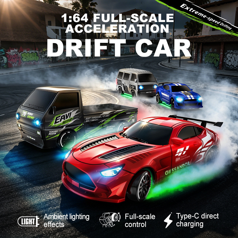New 1/64 Mini Drift Car With L - Hobby Rc Van review and price