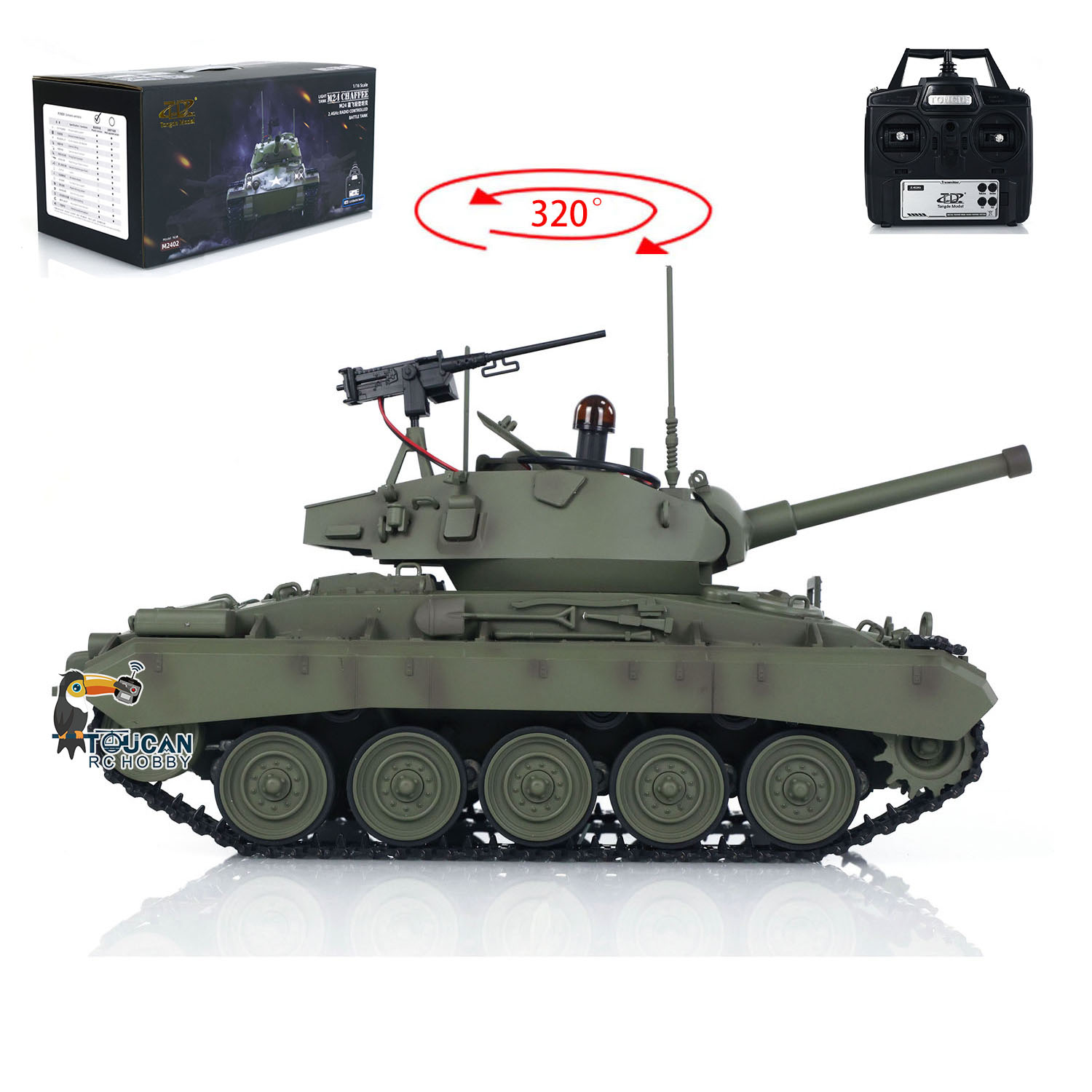 Toys Tongde 1/16 M24 Chaffee R - Rc Hobby Tank review and price