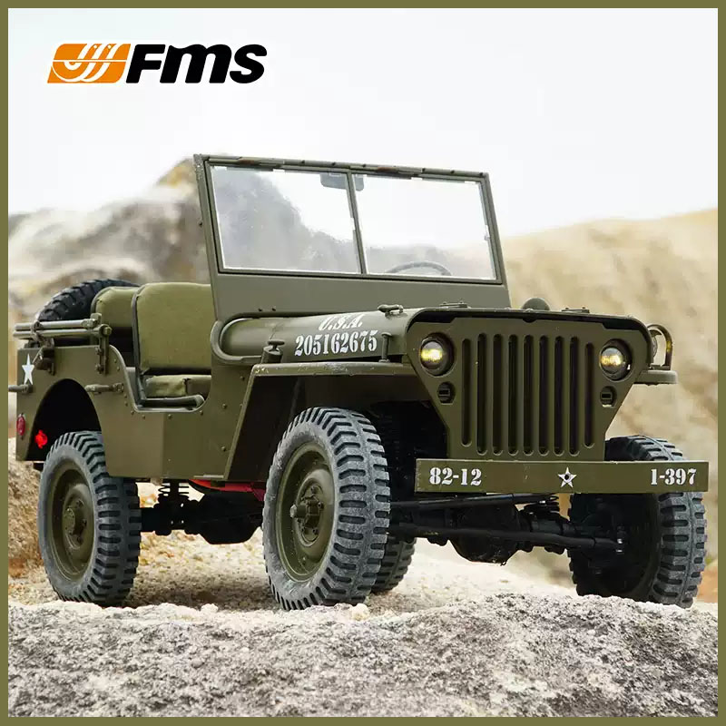 FMS 1/6 Climber 1941 Willys MB - Rc Hobby Zone review and price