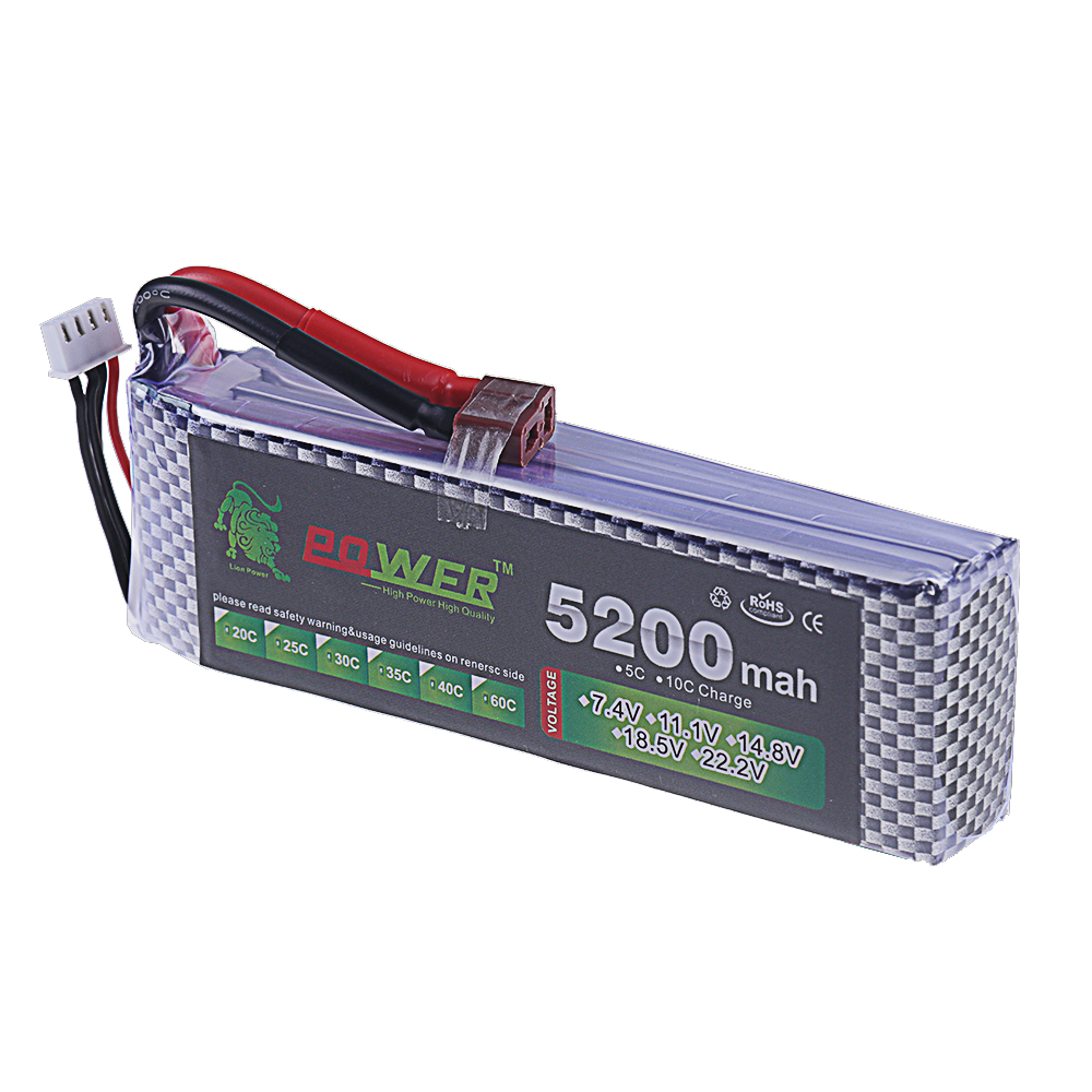 3S Lipo Battery 11.1V 5200mah  - Rc Hobby Helicopter review and price
